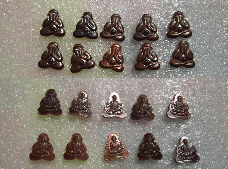 พระปิดตาหลังรูปเหมือน หลวงพ่อสาคร (((( เนื้อนวะ )))) ปี49 สภาพสวย