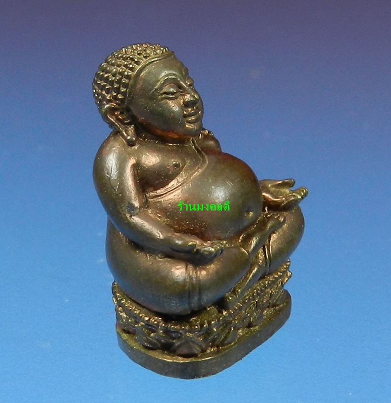 พระสังกัจจายน์ รุ่นรับทรัพย์ 54 หลวงพ่อสาคร วัดหนองกรับ พิมพ ์มีฐาน เนื้อสำริด No.221 (สภาพสวย)