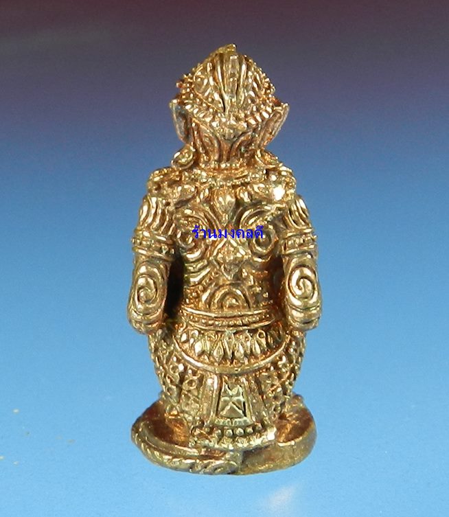 หนุมานมหาปราบไตรจักร หลวงพ่อสาคร เสก9วัน9คืน ปี55 เนื้อชนวนทองแดง ก้นอุดผง เลขสวย 4515 (สภาพสวย)