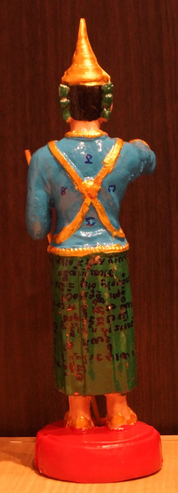 พระบูชา เทพทันใจ นัดโบโบยี มีเจิมสีทอง + จารมือ ขนาดใหญ่ สูง 32 cm ฐาน 10 cm