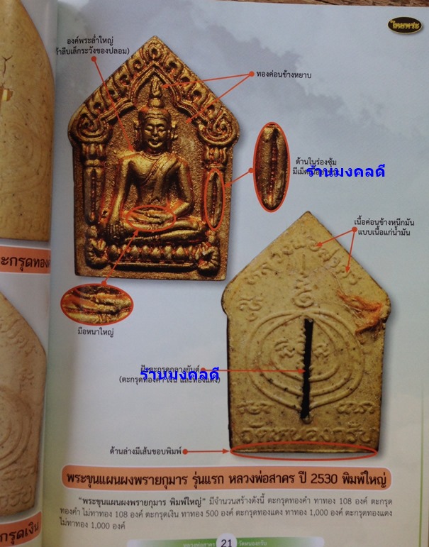 หนังสือประวัติและรวมวัตถุมงคล รุ่นนิยม หลวงพ่อสาคร วัดหนองกรับ ศิษย์เอกลป.ทิม วัดละหารไร่ ของไทยพระ 