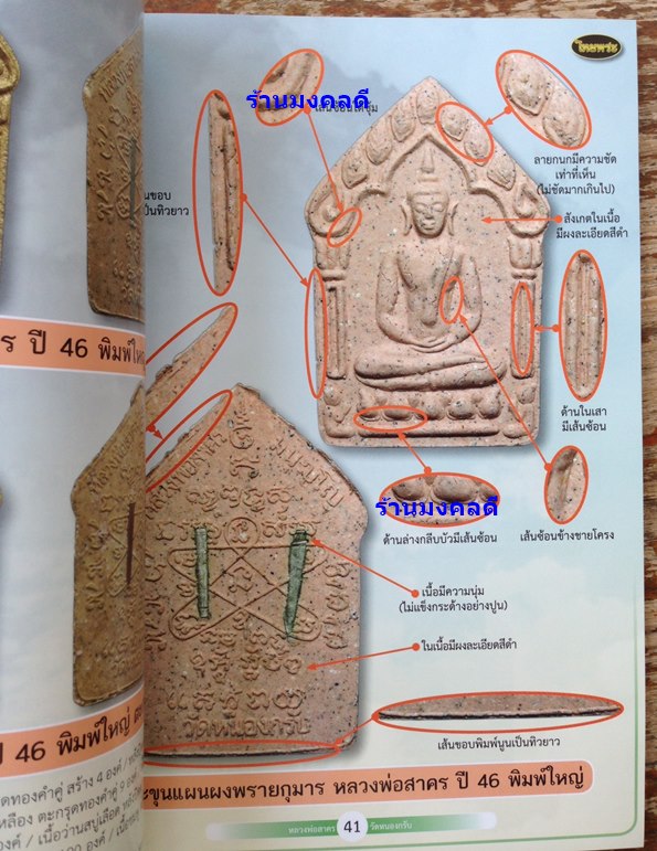 หนังสือประวัติและรวมวัตถุมงคล รุ่นนิยม หลวงพ่อสาคร วัดหนองกรับ ศิษย์เอกลป.ทิม วัดละหารไร่ ของไทยพระ 
