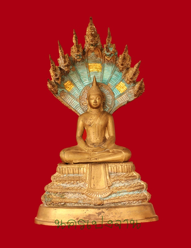 พระบูชาหลวงพ่อโสธร ขนาด5นิ้ว สองถอด พิมพ์นาคปรก