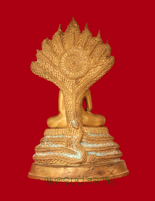 พระบูชาหลวงพ่อโสธร ขนาด5นิ้ว สองถอด พิมพ์นาคปรก