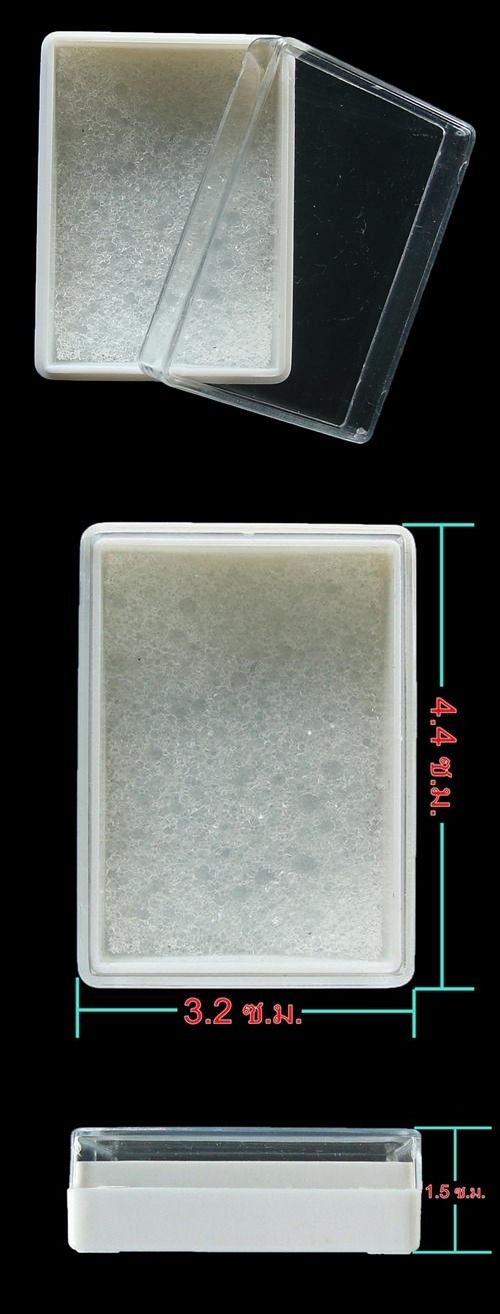 กล่องอะคริลิคใส่พระ (No.199) ขนาด 3.5 X 4.6 ซ.ม. จำหน่ายปลีก - ส่ง