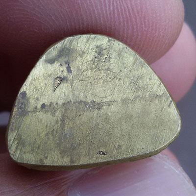 พระรูปหล่อหลวงพ่อขาว มังคโล วัดถ้ำโพธิญาญ จ.สระบุรี ก้นจาร