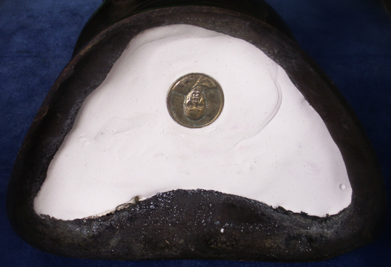 พระบูชาหลวงพ่อสด วัดปากน้ำ หน้าตัก 6 นิ้ว สูง 8 นิ้ว ปี 251กว่า ฝังเหรียญ