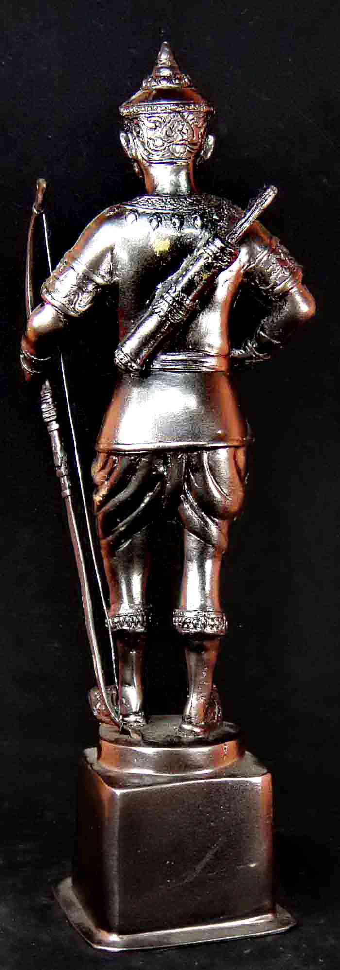 ***พระเจ้าพรหมมหาราช สิ่งศักดิ์สิทธิ์ประจำเมืองแม่สาย จังหวัดเชียงราย  เนื้อทองเหลืองรมดำ ขนาดความสู