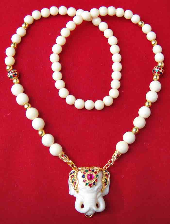 ***สร้อยคล้องพระลายสุโขทัยโบราณกะไหล่ทองความยาว 25 นิ้ว ขนาดศูนย์กลางเม็ดสร้อย 0.9 ม.ม.สวยหรูตามรูป