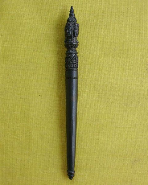 @@ไม้ครูจตุรภักตร์พรหมา หลวงปู่หมุน ฐิตสีโล วัดบ้านจาน ศรีสะเกษ เนื้อโลหะ ๕๙๙ @@