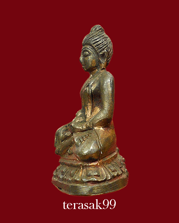 พระกริ่งวชิรมงกุฏ วัดมกุฏกษัตริยาราม พิมพ์เล็ก ปี2511 ในหลวงทรงเสด็จเททอง