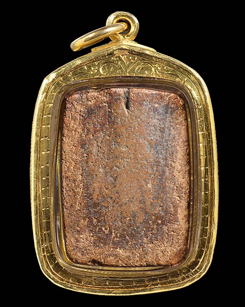 พระขี่นก บัวฟันปลา หลวงพ่อปาน วัดบางนมโค จ.อยุธยา 2460 สภาพสวย พระเด้งเด้ง ยันต์เด้งเด้ง+เลี่ยมทอง