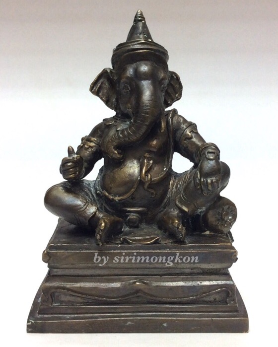 พระพิฆเนศ รุ่นบูชาครู อาจารย์ติ๋ว วัดมณีชลขัณฑ์ ปี50 หน้าตัก 3นิ้ว สูง 5นิ้ว อุดผง เทนำฤกษ์ #2