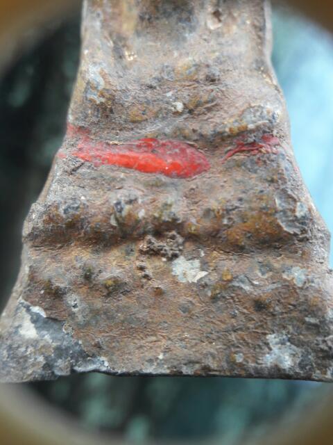 พระรัตนะจิ๋ว.เนื้อตะกั่วสนิมแดงทองเดิมดินเต็ม