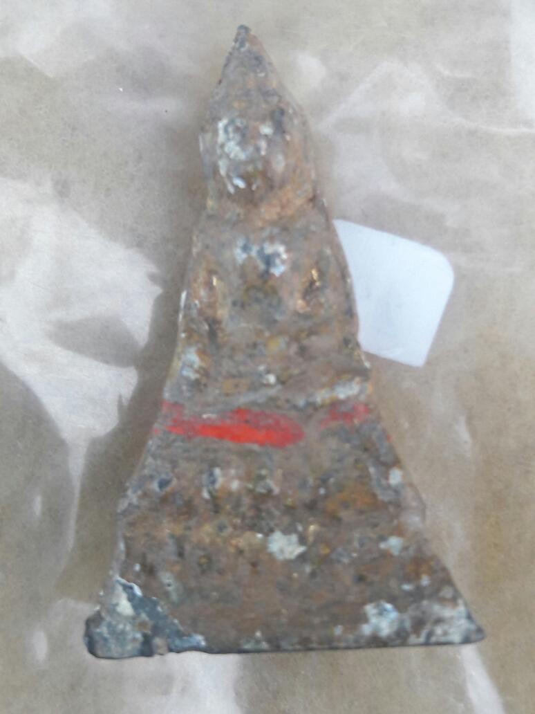 พระรัตนะจิ๋ว.เนื้อตะกั่วสนิมแดงทองเดิมดินเต็ม