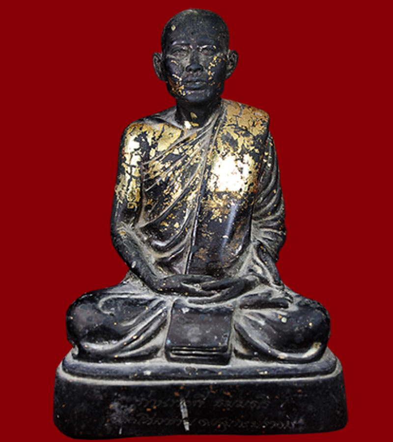 พระบูชา หลวงพ่อลี ธมมฺธโร วัดอโศการาม จังหวัด สมุทรปราการ ขนาดหน้าตัก ๕ นิ้ว สูง ๘ นิ้ว 