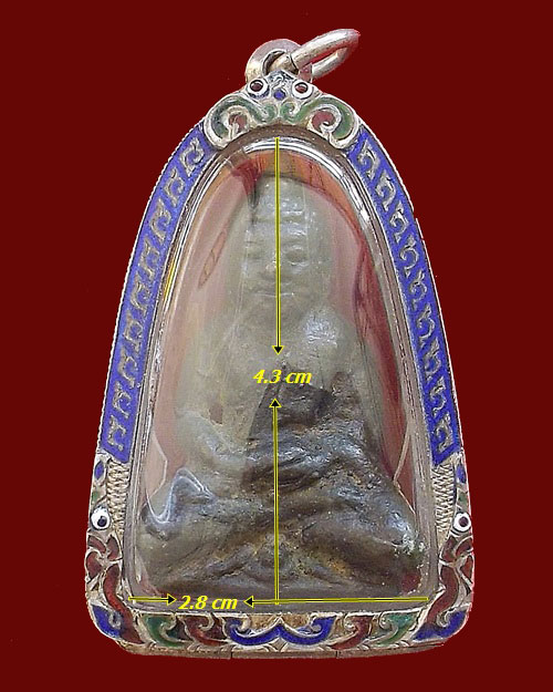 พระกรุเขาจอมทอง จ.นครศรีธรรมราช เลี่ยมตลับเงิน