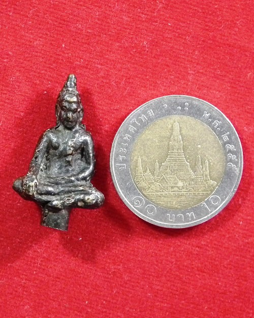 พระยอดธง เนื้อทองแดง ไม่ทราบที่
