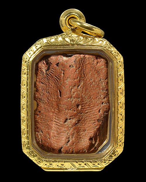 พระขี่ไก่ หางสามเส้น หลวงพ่อปาน วัดบางนมโค จ.อยุธยา 2460 สภาพสวยมาก ผงล้นล้น+ตลับทองคำ9.71กรัม+บัตร