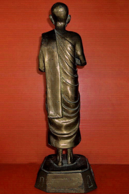 รูปหล่อยืนหลวงพ่อโอภาสี อาศรมบางมด สูง 13.5 นิ้ว สวยมากค่ะ