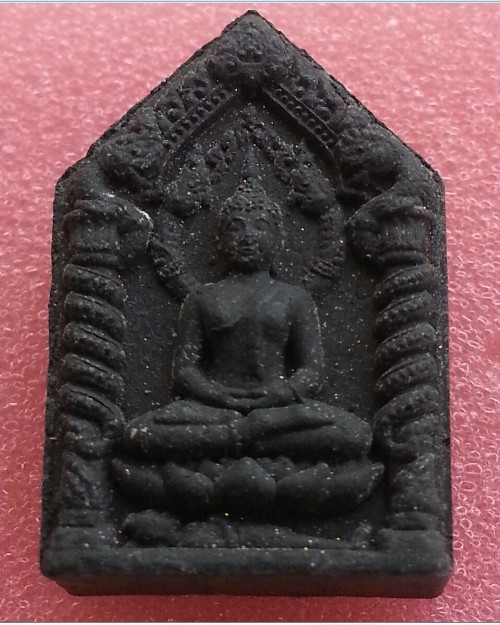 ขุนแผน หลวงปู่ฮก เนื้อดำ พิมพ์เล็ก วัดราษเรืองสุข อ.บ้านบึง จ.ชลบุรี ปี2555