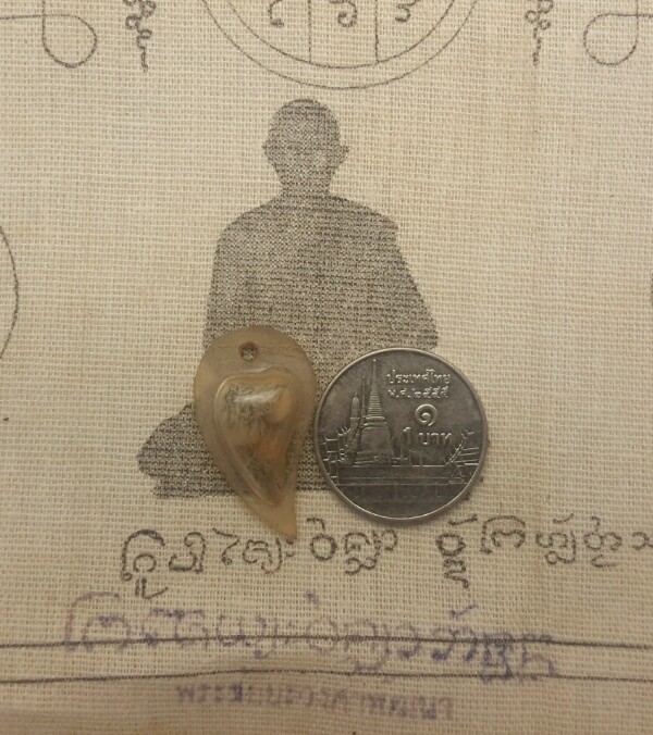 เกศา จีวร พระธาตุข้าวบิณ ครูบาชัยวงศา กรอบเก่าเดิมๆ +++++วัดใจ 