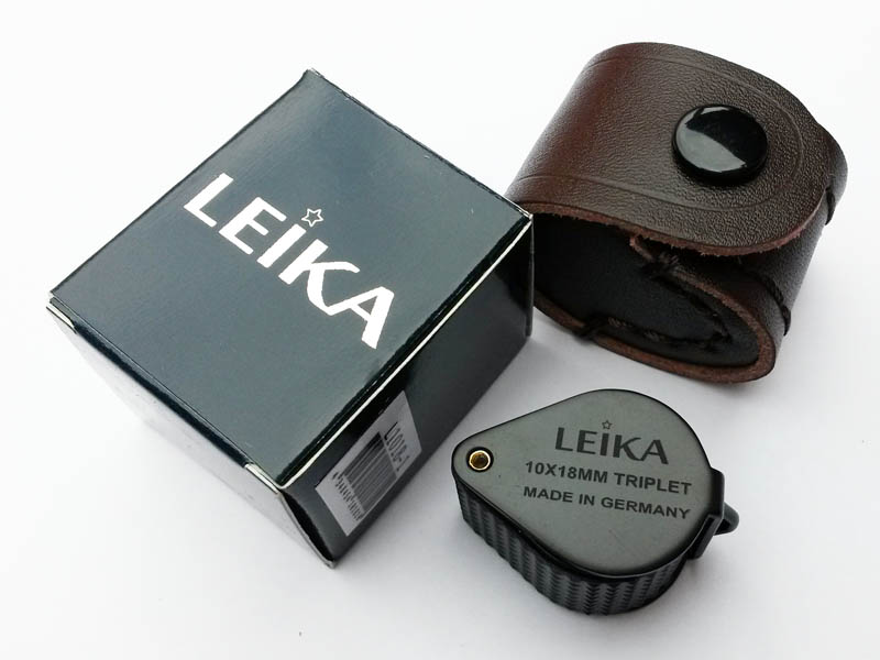 เคาะเดียวราคาพิเศษ..กล้อง*** leika10x18mm สีดำหุ้มยางสวยดุหรู (GERMAN)***นำเข้า*** เลนส์แก้ว3ชั้นเคล