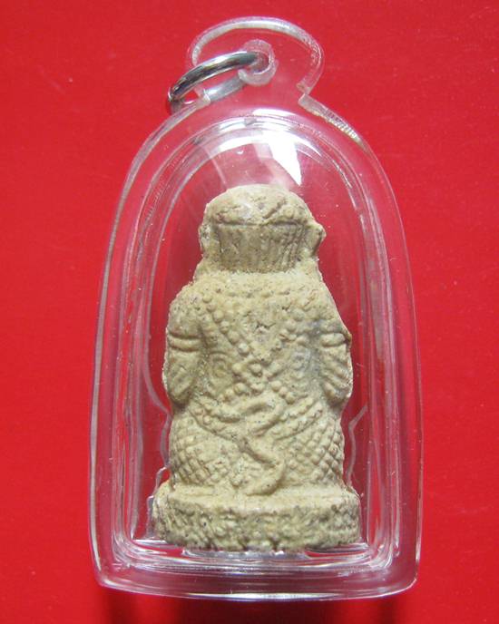 หนุมานชมภูนุช เนื้อผง ฐานกลม หลวงปู่หมุน ฐิตสีโล ออกวัดซับลำใย ปี 43