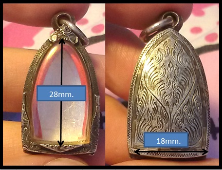 ขายตลับพระเนื้อเงินดีงาน งานสวย 5 ใบ ชุดที่ 3