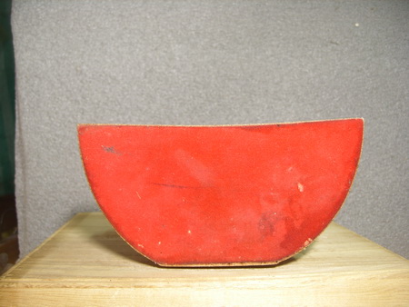 พระบูชาหลวงพ่อพุทธโสธร เนื้อกระเบื้องหลังคาโบสถ์ ปี2528 หน้าตัก 5 นิ้ว