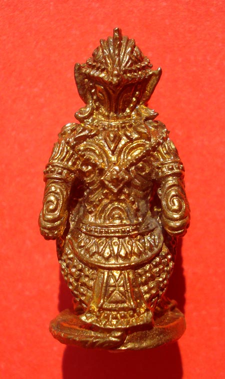 หนุมาน มหาปราบไตรจักร เนื้อปลอกลูกปืนก้นอุดผง หลวงพ่อสาคร