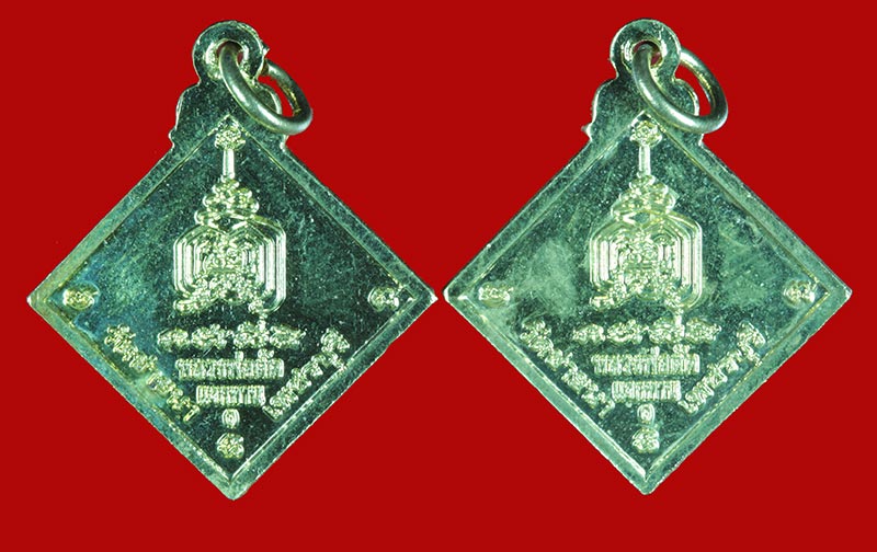 เหรียญแจกทาน เนื้อทองเหลือง หลวงพ่อตัด ปวโร วัดชายนา เพชรบุรี 2 เหรียญ 2