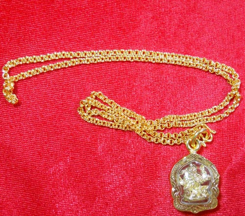 ทองคำ อัญมณีโคลนนิ่ง สร้อยทองพร้อมพระแท้  ทองแท้แพง ทองโคลนนิ่ง   ดี ถูก เหมือน 100%