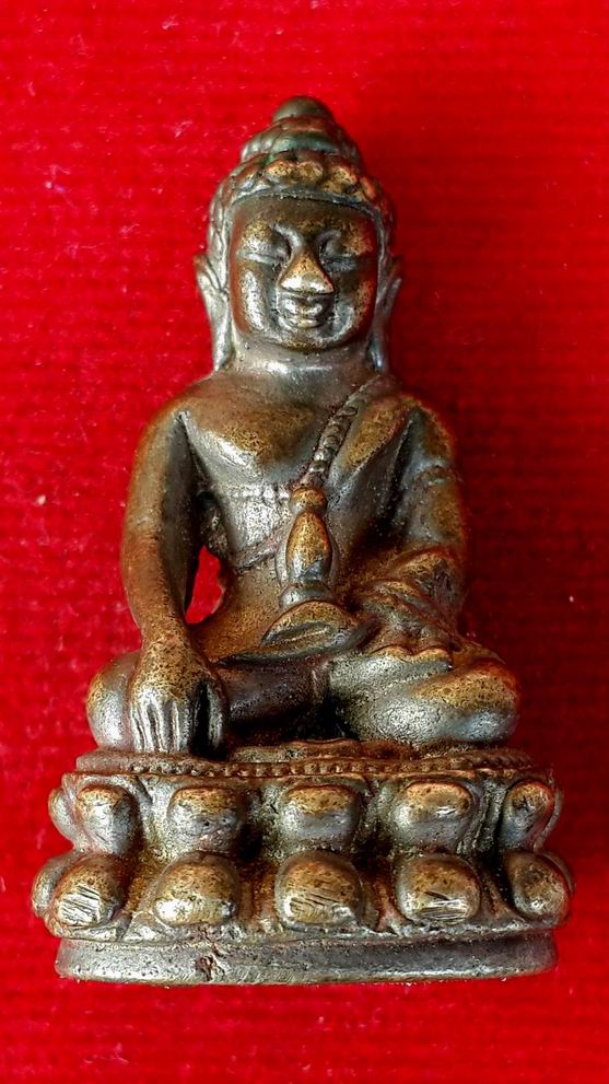 พระกริ่ง 3 นะ หลวงพ่อเกษม เขมโก สุสานไตรลักษณ์ จ.ลำปาง เนื้อทองผสม อุดโค๊ดอุ ปี2531