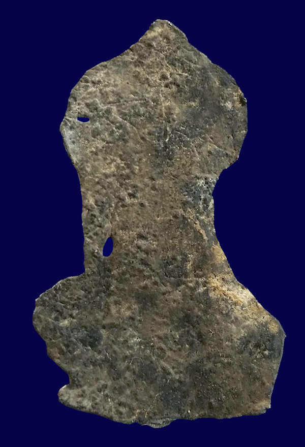 พระขุนแผนใบพุทธา กรุวัดราชบูรณะ เนื้อชินเงิน