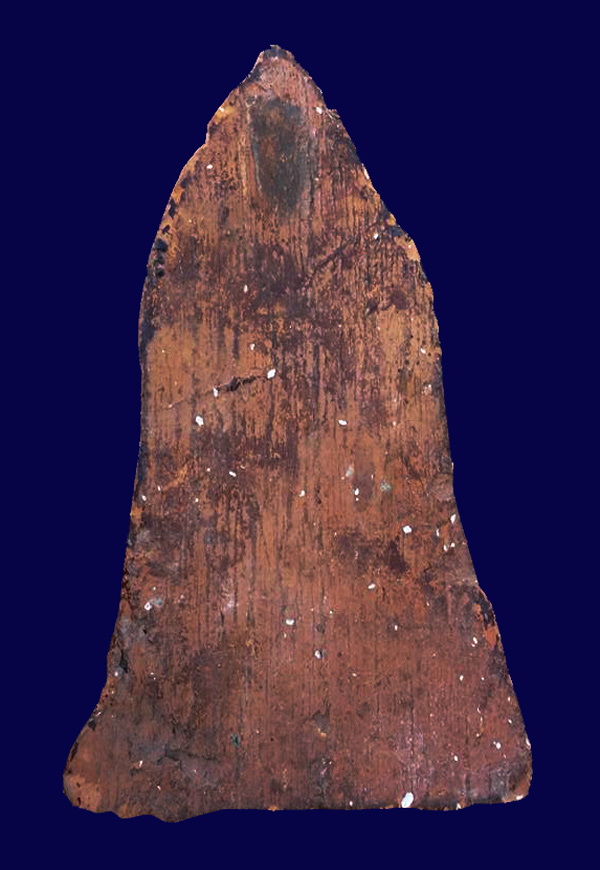 พระโคนสมอ ปางมารวิชัย เนื้อดิน ลงรักปิดทอง