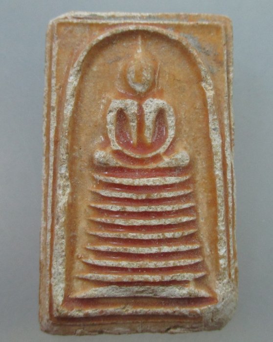 พระผงวัดเกาะลอย จ ระยอง ปี ๑๔  ( หลวงปู่ทิม วัดละหารไร่ ร่วมปลุกเสกฯ )
