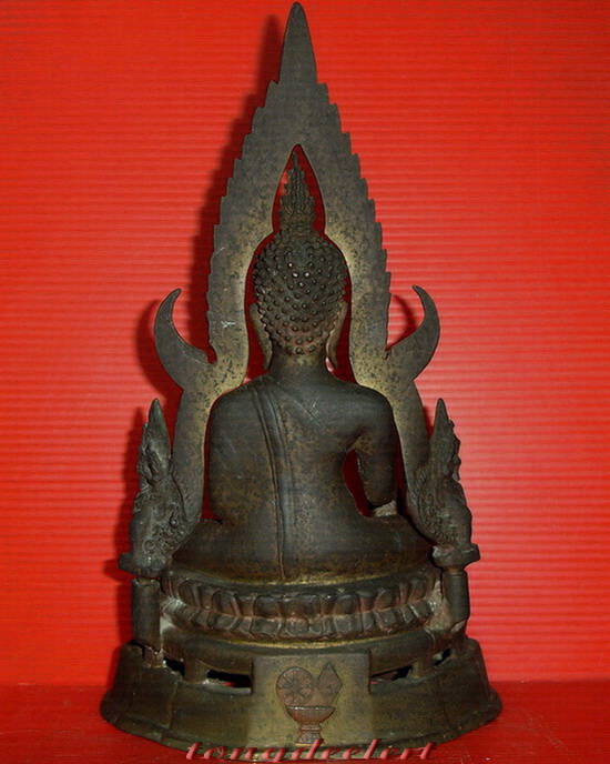 พระพุทธชินราชบูชา สำนักพุทธรัตนประทีป เนื้อทองผสม ตามุก หล่อดินไทย สวยมากค่ะ