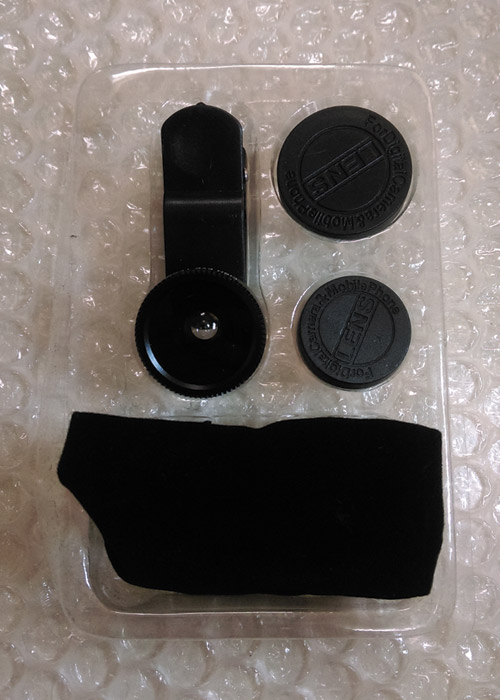 เลนส์ขยาย 3 in 1 LIEQI UNIVERSAL CLIP LENS [สีดำ] สำหรับถ่ายภาพด้วยกล้อง Smartphone, Ipad, Tablet