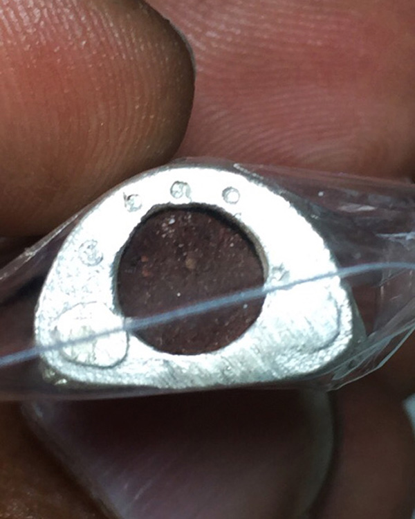 พระสังกัจจายน์ รุ่นรับทรัพย์ ไตรมาส 54 เนื้อเงินพิมพ์มีฐานอุดผง หลวงพ่อสาคร วัดหนองกรับ