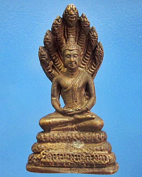 พระนาคปรกเนื้อทองผสม วัดหนองหญ้ารังกา จ.นครสวรรค์