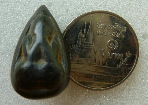 60...พระปิดตา เนื้อผงใบลาน จารรอบองค์