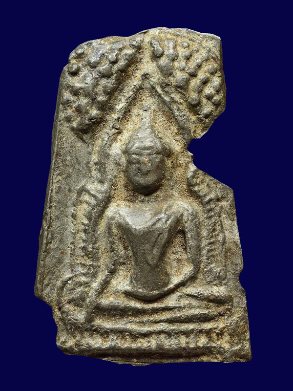 ปรกโพธิ์ กรุวัดราชบูรณะ เนื้อชินเงิน จ.พระนครศรีอยุธยา