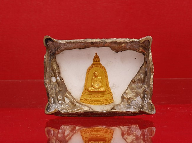 พระบูชาหลวงพ่อพรหม วัดช่องแค ที่ระลึกทำบุญวัเกิด ต้มยา 100 ปี