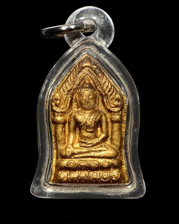 พระขุนแผนพิมพ์เล็กหลังเหรียญหนุมาน หลวงปู่หมุน ฐิตสีโล