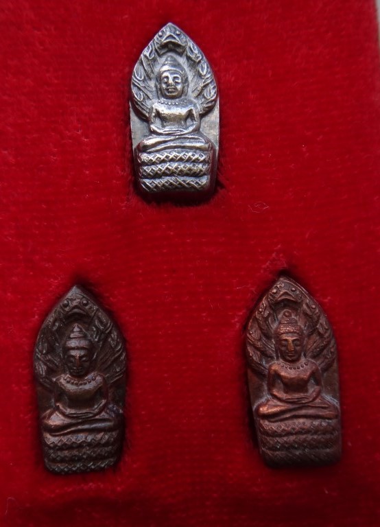  ปรก ศิริมงคล หลวงปู่คร่ำ เงิน นวะ ทองแดง  เคาะเดียว350