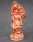 รุ่นแรก วัดนางพระยา ปางมหาราชลีลา  เนื้อสัมฤทธิ์แดง หมายเลข 894 (1.5 x 4 .5 ซ.ม.)