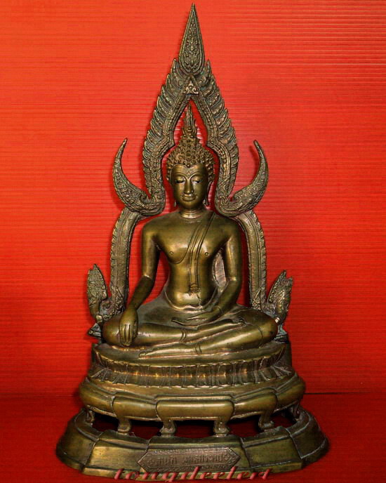 พระพุทธชินราชบูชา สำนักพุทธประทีป เนื้อทองผสม ตามุก หล่อดินไทย สวยมากค่ะ