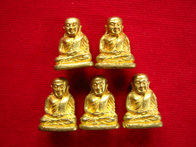 5 องค์ หลวงพ่อเงิน วัดบางคลาน พิมพ์นิยม