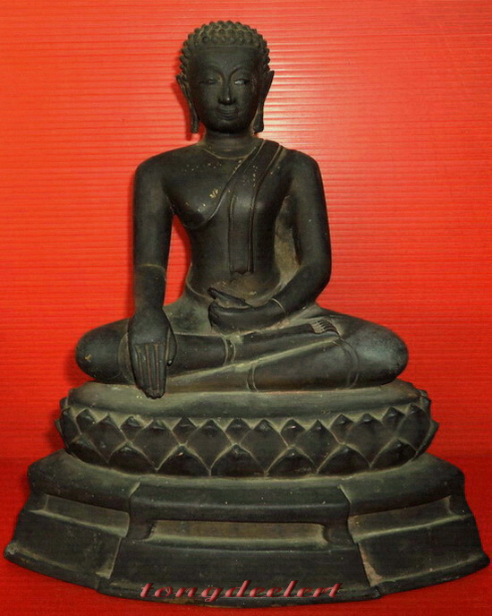 พระบูชาพระศรีอาริยเมตตรัย วัดมหาวงษ์ สำโรงใต้ จ.สมุทรปราการ ปี 2523